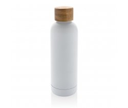 Butelka termiczna 500 ml Wood, stal nierdzewna z recyklingu P435.533