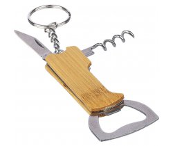 Bambusowy brelok do kluczy 3 w 1 VA418
