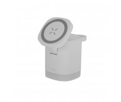 Magnetyczna ładowarka bezprzewodowa 15W z RABS, 3 w 1, stojak na telefon VA603