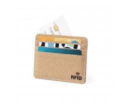Korkowe etui na karty kredytowe, ochrona RFID V1106