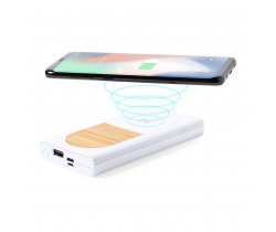 Bezprzewodowy power bank 8000 mAh, ładowarka bezprzewodowa 15W V8324