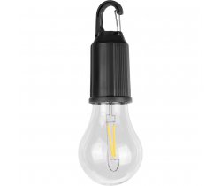 Wisząca lampka "żarówka", karabińczyk VA439