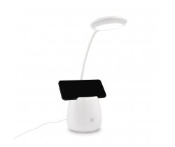 Lampka na biurko, głośnik bezprzewodowy 3W, stojak na telefon, pojemnik na przybory do pisania V0188