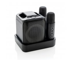 Zestaw do karaoke Singvibe, głośnik bezprzewodowy i dwa mikrofony P331.0601