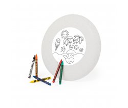 Frisbee do kolorowania, kredki V2140