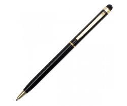 Długopis czarny z elementami złotymi R73409.02