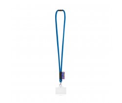 WATFORD. SET Lanyard TUBE Long (Ø 7 mm) z karabińczykiem 9 mm, zapięciem bezpieczeństwa Ø 7 mm i sztywnym uchwytem na identyfikator / kartę o wymiarach 91 x 68 mm 94423