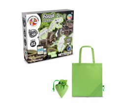 2 in 1 Fossil Excavation Kit V. Gra edukacyjna dostarczany ze składaną torbą prezentową 190T 35827