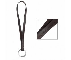 Wydrukowana próbka Lanyard LEATHER Short Slim (10 mm) 75032S