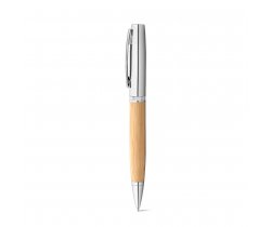 FUJI. Bambusowy i metalowy długopis z etui ABS 91775