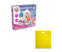 Bath Bombs Kit IV. Gra edukacyjna dostarczany z torebką prezentową z włókniny (80 g / m²) 35840