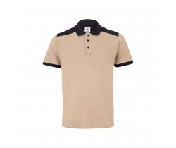 VL VELES. Dwukolorowa koszulka polo piqué (180 g / m²), krótki rękaw, bawełna (60%) i poliester (40%) 36148