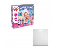 Bath Bombs Kit IV. Gra edukacyjna dostarczany z torebką prezentową z włókniny (80 g / m²) 35840