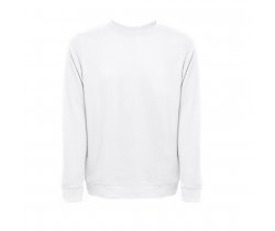 THC COLOMBO WH. Bluza (unisex) z włoskiej frotte bez zapięcia. Kolor biały 30265