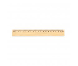 WESLEY 20. Linijka z drewna sosnowego o długości 20 cm 93660