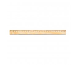 WESLEY 30. Linijka z drewna sosnowego o długości 30 cm 93661