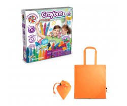 Crayon Factory Kit II. Gra edukacyjna dostarczany ze składaną torbą prezentową 190T 35805