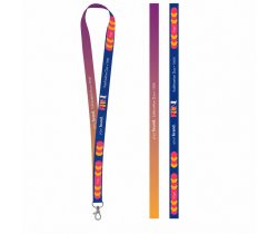 Wydrukowana próbka Lanyard SUBLIMATION Long II (20 mm) z poliestru 75035S