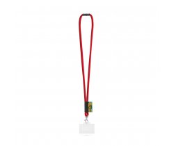 WATFORD. SET Lanyard TUBE Long (Ø 7 mm) z karabińczykiem 9 mm, zapięciem bezpieczeństwa Ø 7 mm i sztywnym uchwytem na identyfikator / kartę o wymiarach 91 x 68 mm 94423