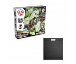 2 in 1 Fossil Excavation Kit IV. Gra edukacyjna dostarczany z torebką prezentową z włókniny (80 g / m²) 35826