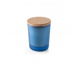 DUVAL. Świeca zapachowa w szklanym pojemniku z cork pokrywką 180 g 95075