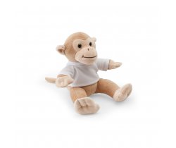 MONKY. Pluszowa zabawka w kształcie małpki z koszulką 98159
