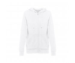 THC AMSTERDAM WOMEN WH. Bluza damska z kapturem i pełnym zamkiem 30257