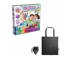Crayon Factory Kit II. Gra edukacyjna dostarczany ze składaną torbą prezentową 190T 35805