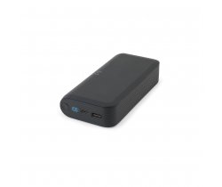 BECKER 20. Power bank 20 000 mAh z recyklingowanego ABS (100% rABS) z superszybką ładowarką bezprzewodową 15 W 97144