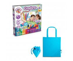 Crayon Factory Kit II. Gra edukacyjna dostarczany ze składaną torbą prezentową 190T 35805