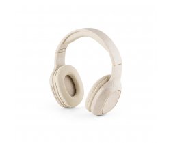 FEYNMAN. Bezprzewodowe słuchawki z włókna słomy pszenicznej i ABS 97939