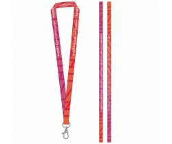 BRIGHTON S. Wydrukowana próbka SET Lanyard SUBLIMATION Long II (20 mm) z karabińczykiem 20 mm 94972S