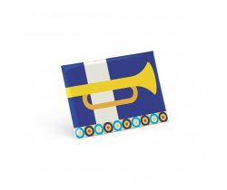 Button PIN 14. Pozioma prostokątna przypinka 73134