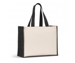 HELSINQUE COLOUR. Torba płócienna (320 g / m²), z dnem i bokami z laminowanej juty (350 g / m²) w kolorach 92577