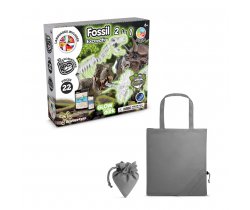 2 in 1 Fossil Excavation Kit V. Gra edukacyjna dostarczany ze składaną torbą prezentową 190T 35827
