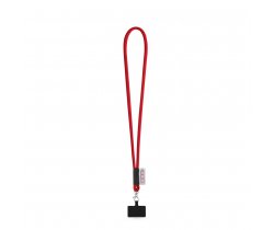 GOSPORT. SET Lanyard TUBE Long (Ø 7 mm) z karabińczykiem spustowym 9 mm i uchwytem na telefon komórkowy 94424