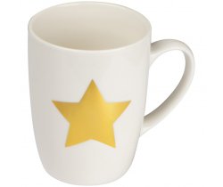 Kubek porcelanowy z gwiazdką 300 ml 0584