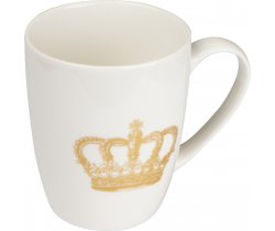 Kubek porcelanowy z koroną 300 ml 0556