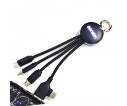 Kabel z podświetlanym logo 4w1, RXD-368 EG0599