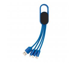 Kabel do ładowania 4 w 1 z karabińczykiem P302.075