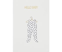 Kartka Hello Baby Cloth