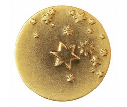 Amulet w woreczku Gwiazdki złota moneta