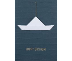 Kartka Happy Birthday Boat