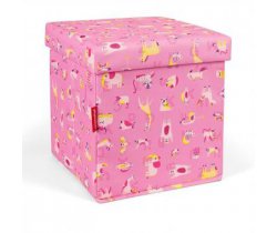 Pufa sitbox kids abc friends pink