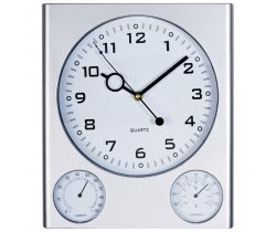 Plastikowy zegar ścienny DEN HAAG 1213