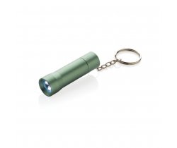 Brelok do kluczy z aluminium z recyklingu, latarka Flash P514.0407