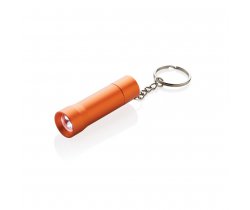 Brelok do kluczy z aluminium z recyklingu, latarka Flash P514.0408