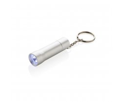 Brelok do kluczy z aluminium z recyklingu, latarka Flash P514.0402