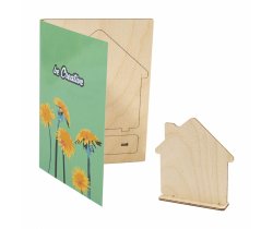 niestandardowa pocztówka z puzzlami, drzewo AP715048