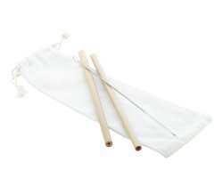 słomka / zestaw słomek bambusowych AP809573